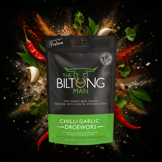 Packaging The_Biltong_Man_Droewors_Chilli_Garlic